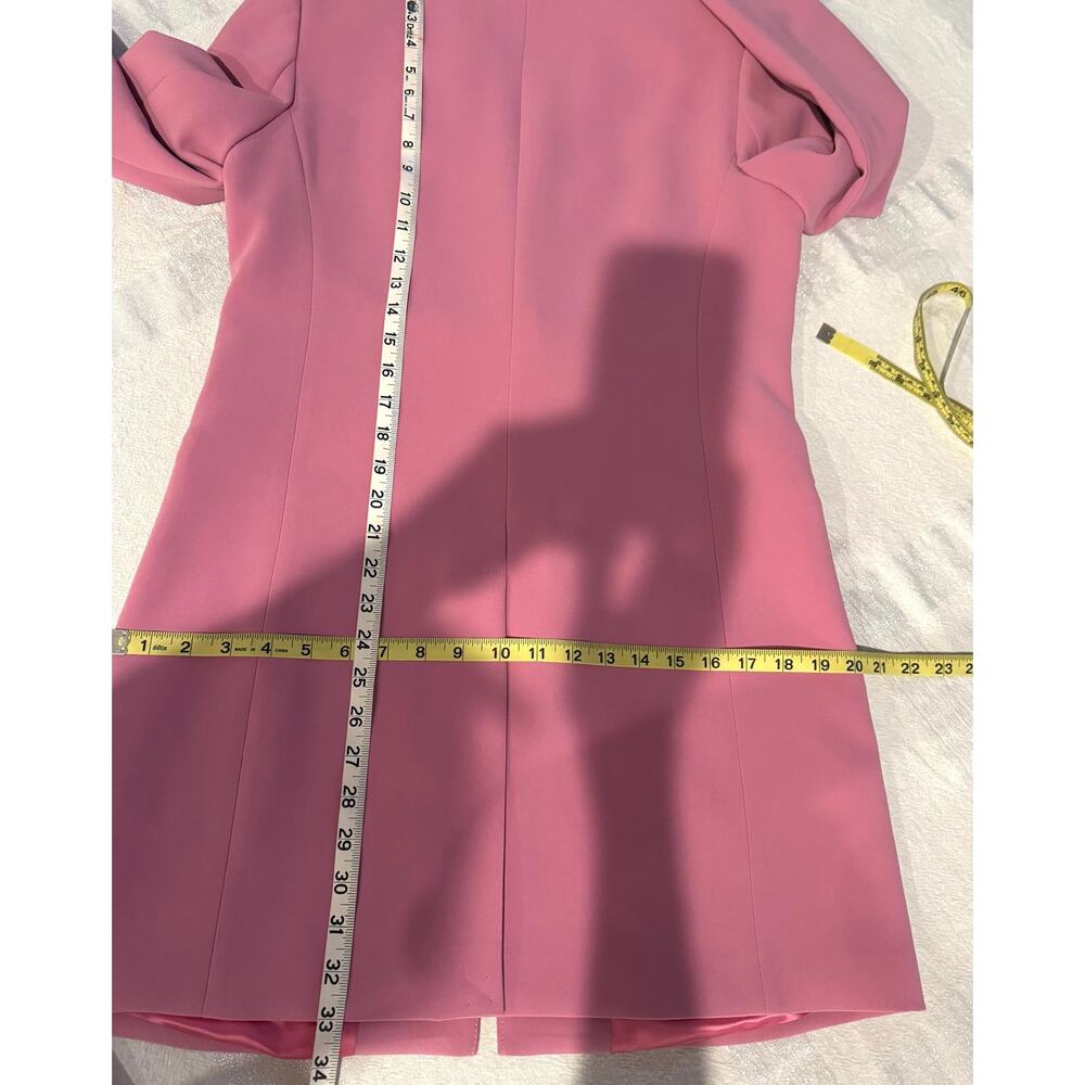 Judith & Charles Rae Pink Longline Blazer Dress Jacket Size 8 Made Canada $675 - Picture 15 of 15